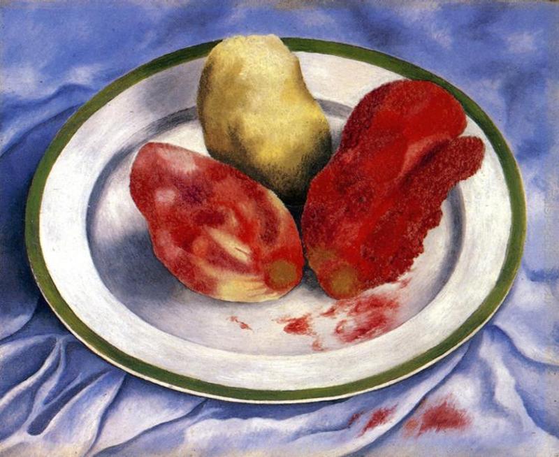 Tunas Natura Morta Con Frutta Fico D India Di Frida Kahlo In Vendita