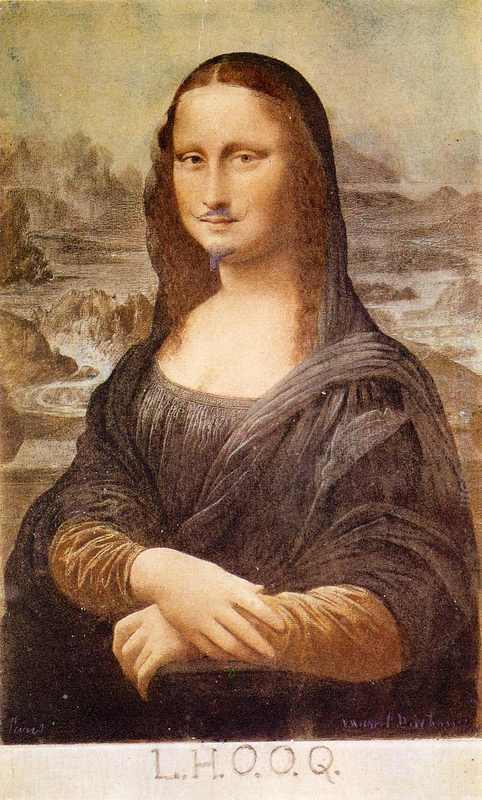 L.H.O.O.Q, Gioconda con i baffi