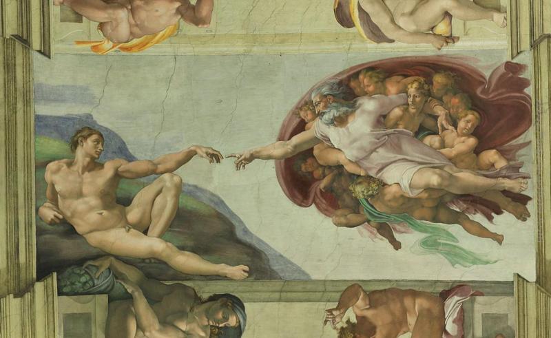 Volta della Cappella Sistina: Creazione di Adamo