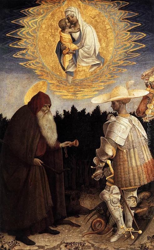 Apparizione della Vergine ai santi Antonio Abate e Giorgio