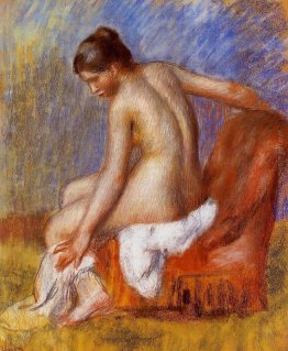 Donna nuda in poltrona Donna nuda in poltrona