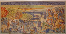 Decimo Bruto Iunius vicino al fiume Lima, arazzo Decimo Bruto Iunius vicino al fiume Lima, arazzo
