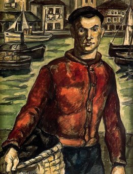 Marinaio con il cestino Marinaio con il cestino