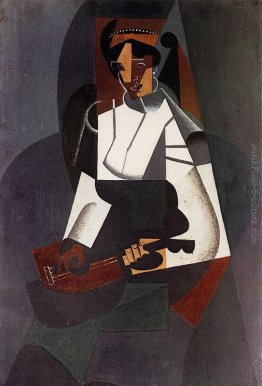 Donna con un mandolino (dopo Corot) Donna con un mandolino (dopo Corot)