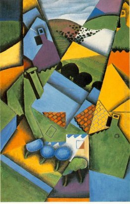 Paesaggio con casa a Ceret Paesaggio con casa a Ceret