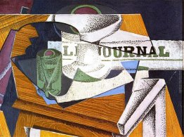 Cestino di frutta, libro e giornale Cestino di frutta, libro e giornale