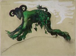 Disegno giovane divinità Narcisse costume, il balletto di Diaghi Disegno giovane divinità Narcisse costume, il balletto di Diaghi