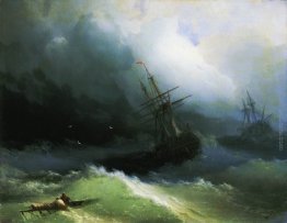 Le navi in ??mare in tempesta Le navi in ??mare in tempesta