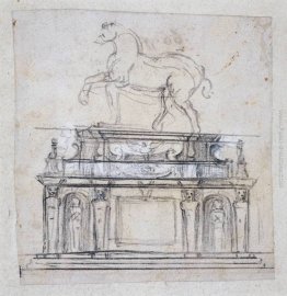 Design per una statua di Enrico II di Francia Design per una statua di Enrico II di Francia