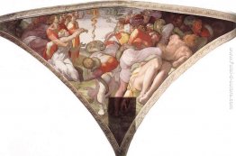 Volta della Cappella Sistina: Il serpente di bronzo Volta della Cappella Sistina: Il serpente di bronzo