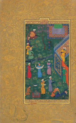 Sultan Hossein Mirza in Promenade (parte sinistra) Sultan Hossein Mirza in Promenade (parte sinistra)