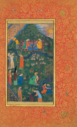 Sultan Hossein Mirza in Promenade (parte destra) Sultan Hossein Mirza in Promenade (parte destra)