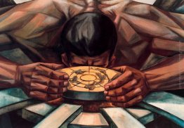 Murale dei diritti dell'uomo. Emblema Un (Dettaglio) Murale dei diritti dell'uomo. Emblema Un (Dettaglio)