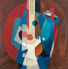 Composizione con chitarra Composizione con chitarra