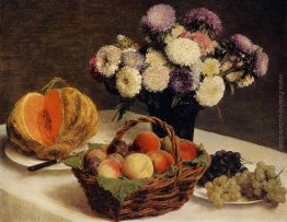 Fiori e frutta, un Melone Fiori e frutta, un Melone