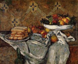 Compotier e piatto di biscotti Compotier e piatto di biscotti
