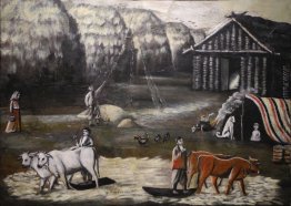 Trebbiatura Floor at Dusk Trebbiatura Floor at Dusk