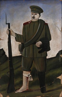 Soldato ferito (parte di dittico) Soldato ferito (parte di dittico)