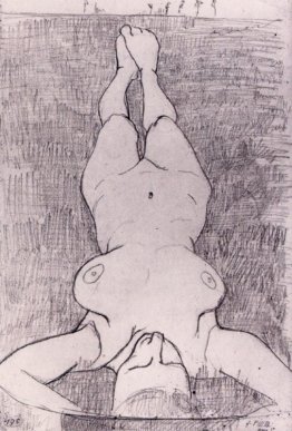 Nudo femminile sull'erba Nudo femminile sull'erba