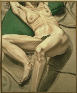 Nudo sulla verde Cuscino Nudo sulla verde Cuscino