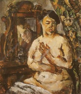 La donna di fronte a uno specchio La donna di fronte a uno specchio