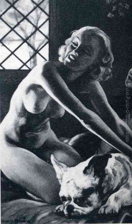 Le donne con bull-dog Le donne con bull-dog