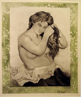 Nuda Donna che si pettina Nuda Donna che si pettina