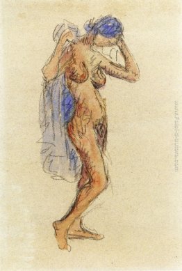 Modello Nudo con Drapery Modello Nudo con Drapery