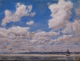 Paesaggio marino con grandi cielo Paesaggio marino con grandi cielo