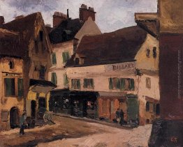 Una piazza a La Roche Guyon Una piazza a La Roche Guyon