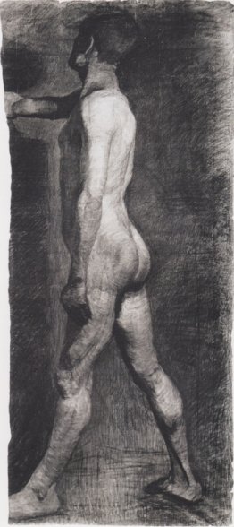 Maschio in piedi nudo Maschio in piedi nudo