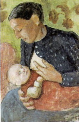 L'allattamento al seno madre di Paula Modersohn-Becker L'allattamento al seno madre di Paula Modersohn-Becker