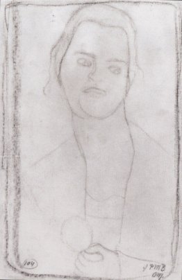 Studio per Ritratto di Clara Westhoff Rilke- Studio per Ritratto di Clara Westhoff Rilke-