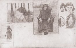 Composizione schizzo per Seated Vecchio Composizione schizzo per Seated Vecchio