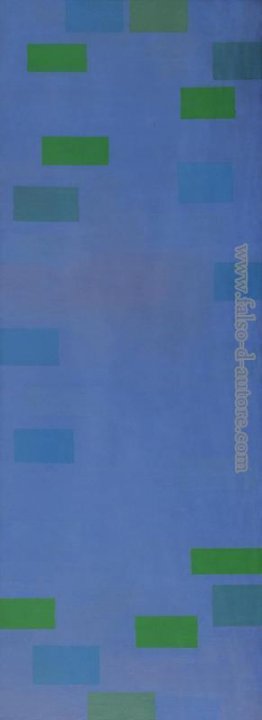 Pittura astratta, blu Pittura astratta, blu