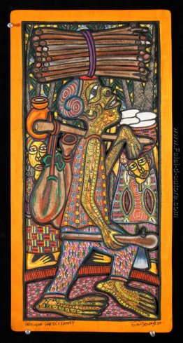 Palmwine Tapper e famiglia Palmwine Tapper e famiglia