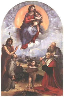 La Madonna di Foligno La Madonna di Foligno