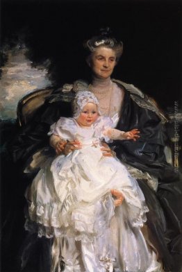 La signora Henry Phipps e il suo Granson Winston La signora Henry Phipps e il suo Granson Winston