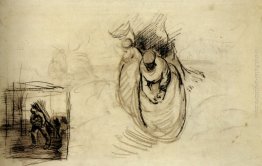 Studi per le figure che trasportano fascine di legna Studi per le figure che trasportano fascine di legna