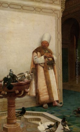 A Grand Bianco Enuch Watching Doves A Grand Bianco Enuch Watching Doves