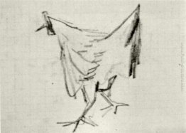 Schizzo di una gallina Schizzo di una gallina