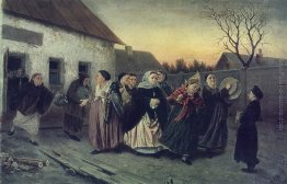 Alla vigilia della festa di addio al nubilato. La sposa dal bagn Alla vigilia della festa di addio al nubilato. La sposa dal bagn