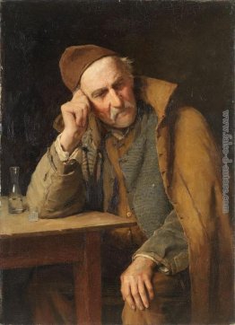 Le Vieux Schnapseur - Un Jules Avec Verre de Schnaps Le Vieux Schnapseur - Un Jules Avec Verre de Schnaps