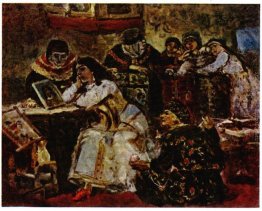 Principessa Xenia Godunova con il ritratto di suo morto sposo pr Principessa Xenia Godunova con il ritratto di suo morto sposo pr