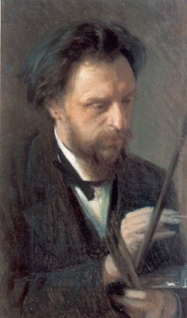 Ritratto dell'artista G.G. Myasoedov Ritratto dell'artista G.G. Myasoedov