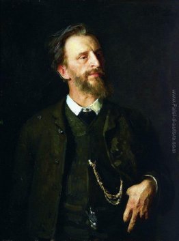 Ritratto dell'artista Grigory Myasoedov Ritratto dell'artista Grigory Myasoedov