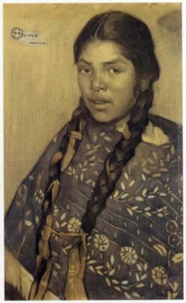 Indiano con quechquémitl Indiano con quechquémitl