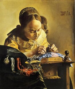 La merlettaia (dopo Vermeer) La merlettaia (dopo Vermeer)