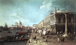 Il Molo con la Biblioteca e l'ingresso al Canal Grande Il Molo con la Biblioteca e l'ingresso al Canal Grande