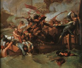 La battaglia di La Hogue, distruzione della flotta francese, 22 La battaglia di La Hogue, distruzione della flotta francese, 22